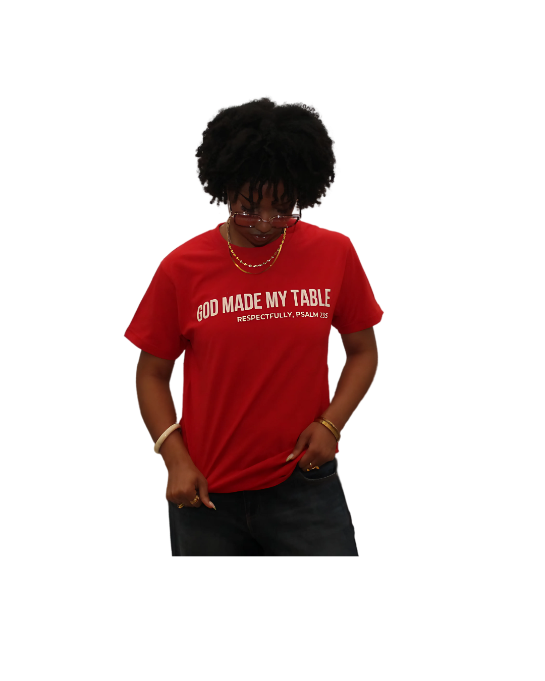 God Made My Table (Red)