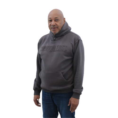 Hidden Keys Hoodie in Silver Fog