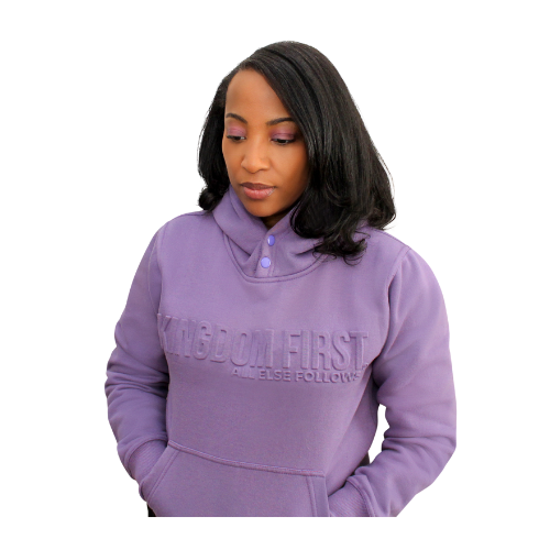Kingdom First Utility Hoodie in Amethyst Bloom