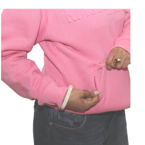 Hidden Keys Hoodie in Petal