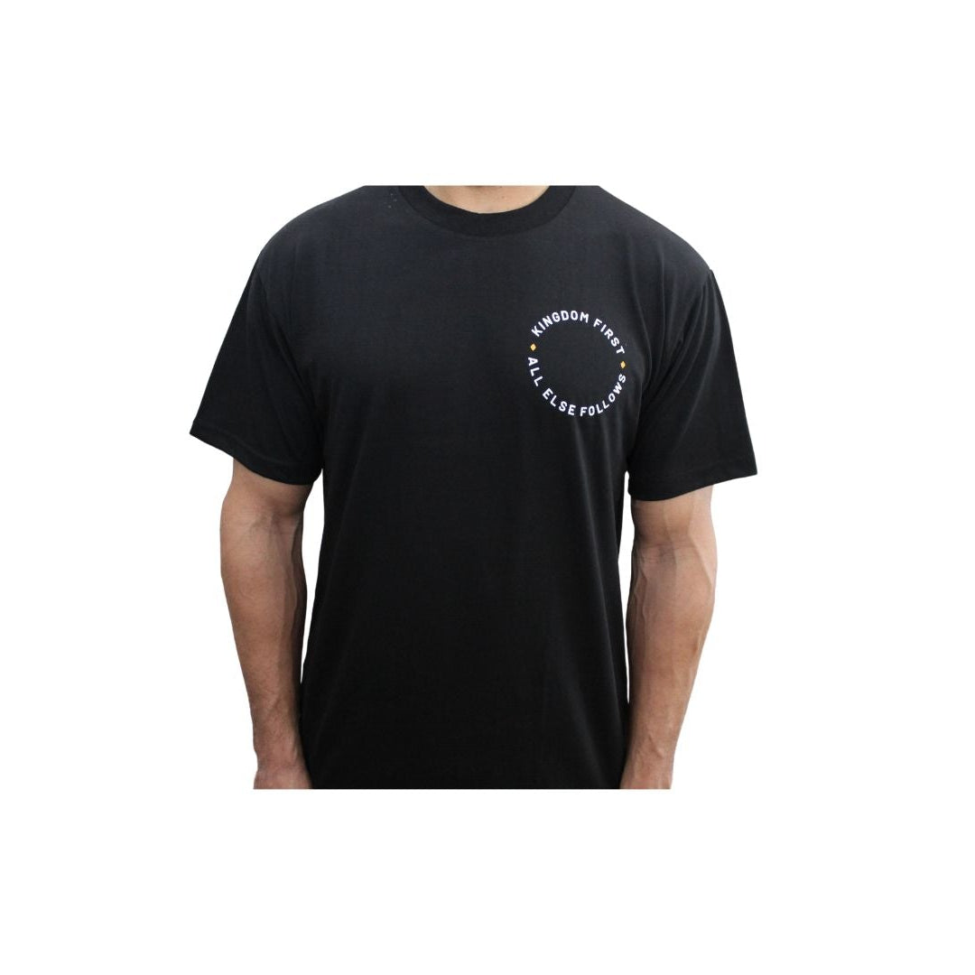 Goodness and Mercy Follows Me Tee (Black)