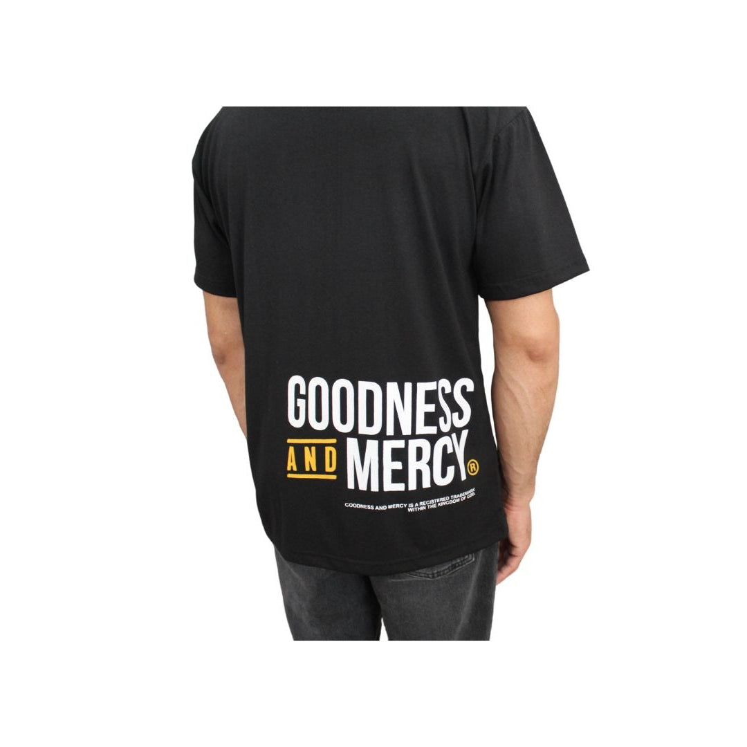 Goodness and Mercy Follows Me Tee (Black)