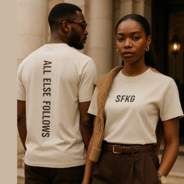 The Seek First Shirt in Ivory