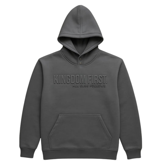 Hidden Keys Hoodie in Silver Fog