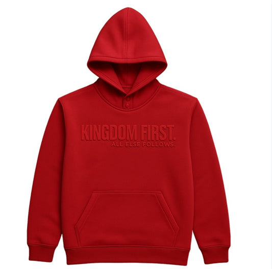 Hidden Keys Hoodie in Rouge