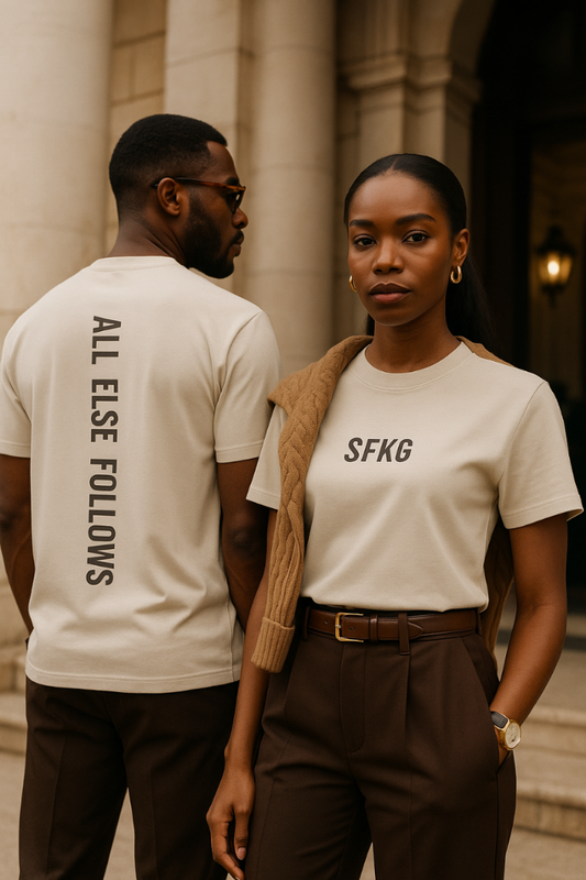 The Seek First Shirt - Ivory