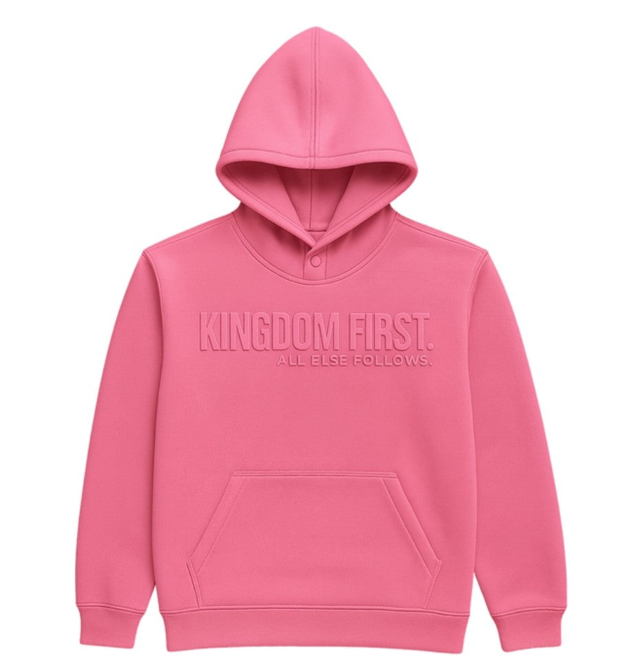 Kingdom First Utility Hoodie in Petal